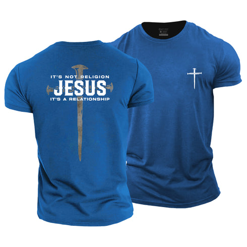 Men's It's Not Religion It's A Relationship Cotton T-Shirt